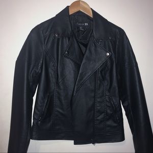 Forever 21 Black Leather Jacket